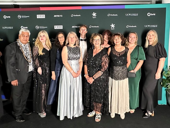 Aviva team members at Kiwibank New Zealander of the Year Awards 2024